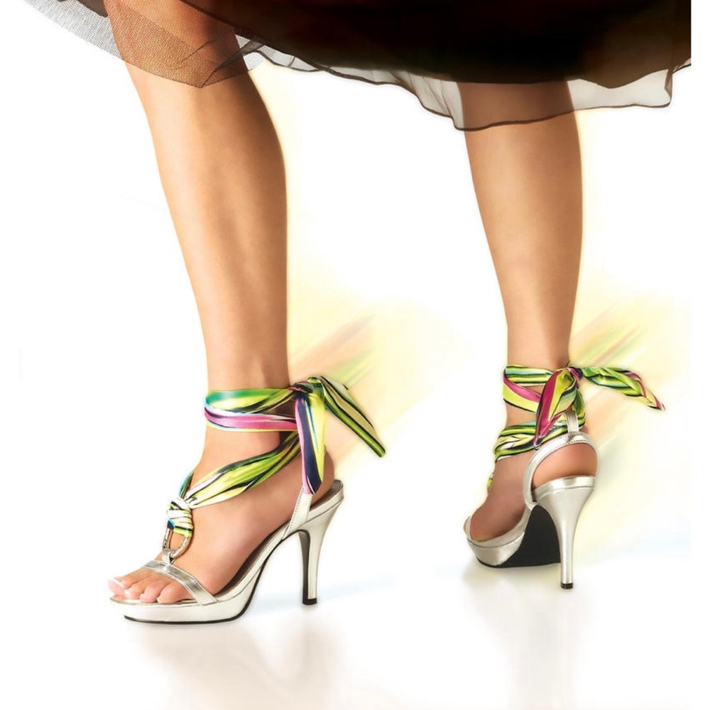 Touch Ups by Benjamin Walk CELINE heels size 9M, 3 1/4 heel. Changeable straps!